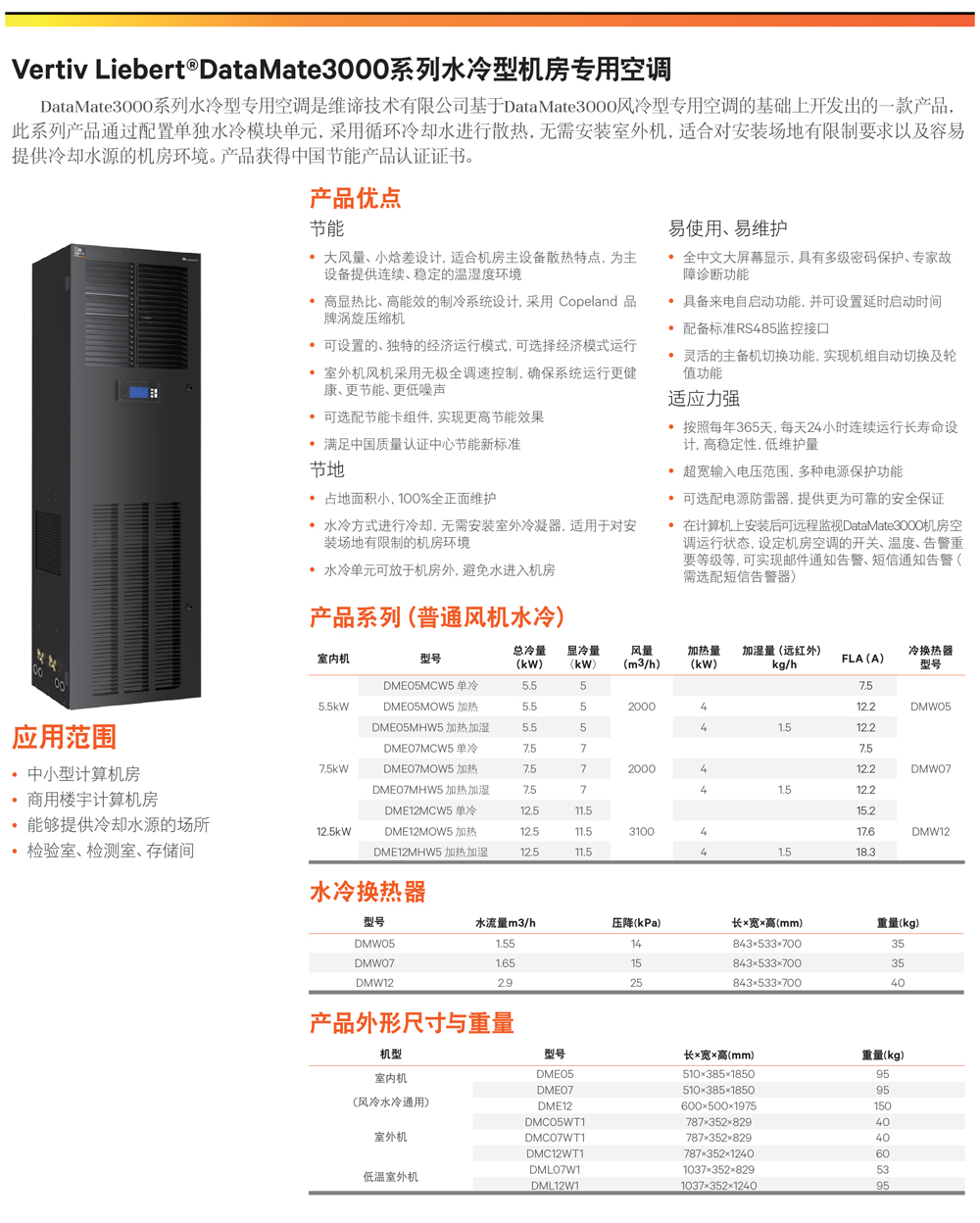 �S�BLiebert DataMate3000ϵ�ЙC�����ÿ��{(di��o)���g(sh��)����(sh��)